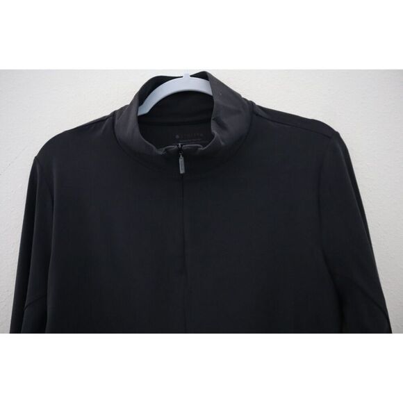 Athleta 88373-00 Women's Sz XL Black Transcend Half Zip Long Sleeve Top - Picture 5 of 13